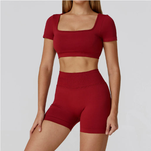 Hollow-out Beauty back Yoga Clothes Fitness Suit