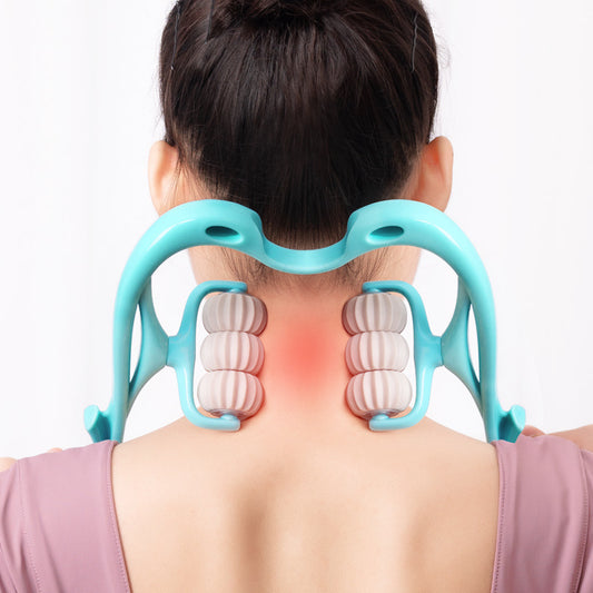 Six-wheel Neck Massager Massage Relieve Roller