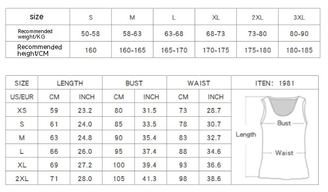 Men's Tight Bottoming Sleeveless Workout Clothes