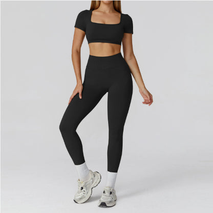 Hollow-out Beauty back Yoga Clothes Fitness Suit