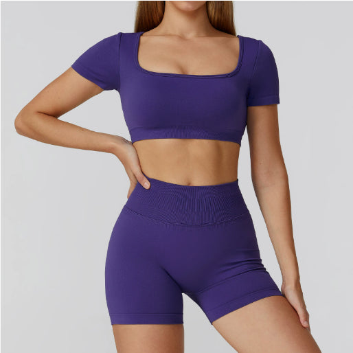 Hollow-out Beauty back Yoga Clothes Fitness Suit