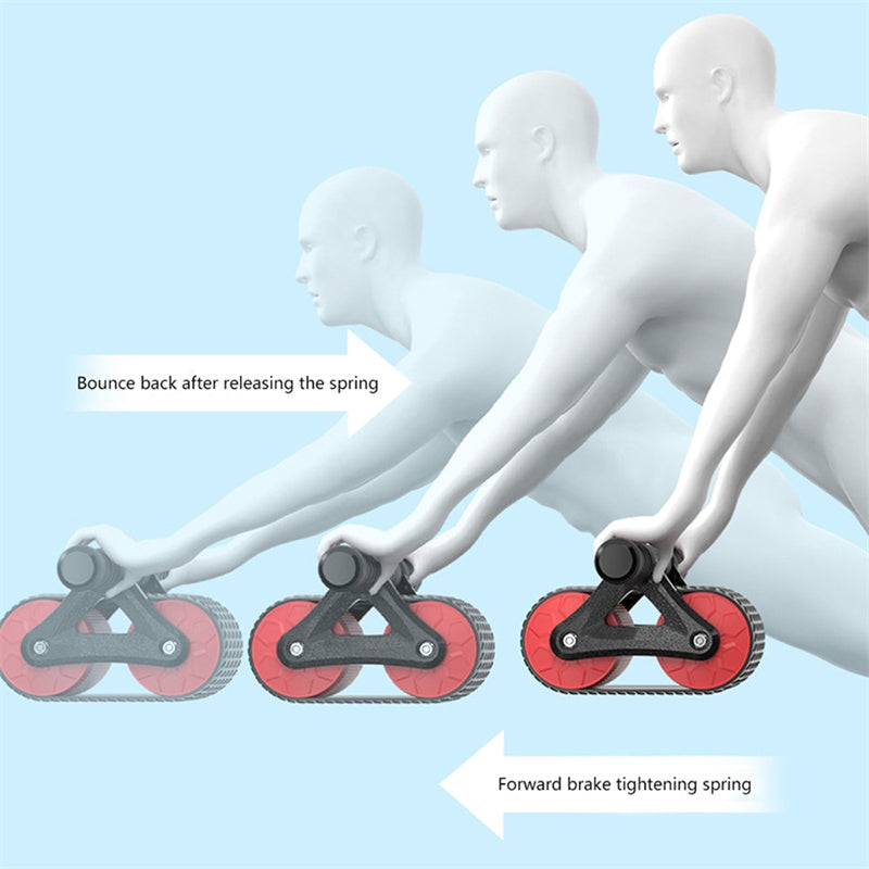 Wheel Roller Waist Trainer Gym Sports Home Exercise Devices