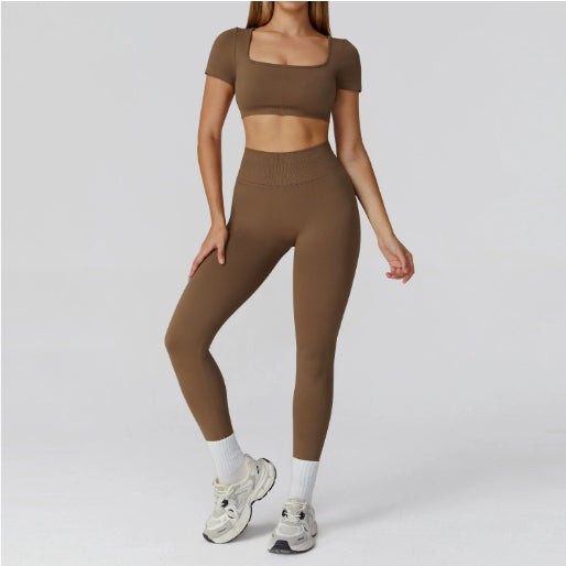 Hollow-out Beauty back Yoga Clothes Fitness Suit