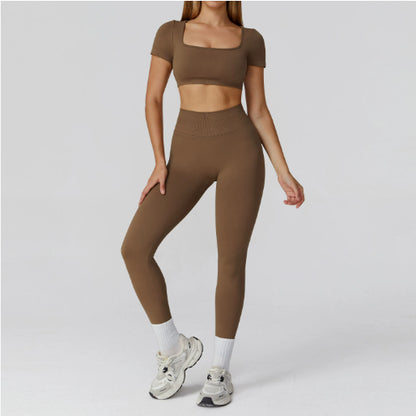 Hollow-out Beauty back Yoga Clothes Fitness Suit