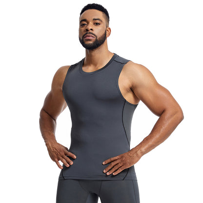 Men's Tight Bottoming Sleeveless Workout Clothes