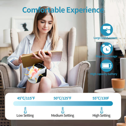 Home Use Electric Knee Massager Rechargeable Pain Relief