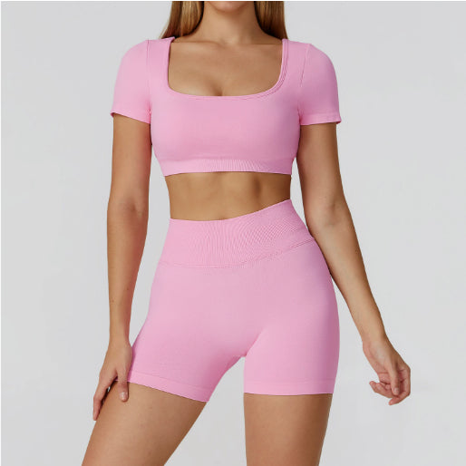 Hollow-out Beauty back Yoga Clothes Fitness Suit