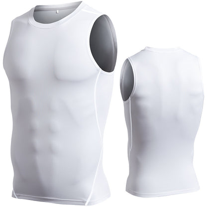 Men's Tight Bottoming Sleeveless Workout Clothes