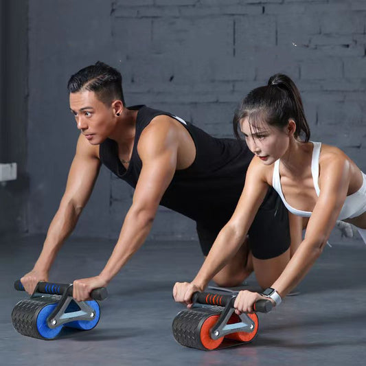 Wheel Roller Waist Trainer Gym Sports Home Exercise Devices
