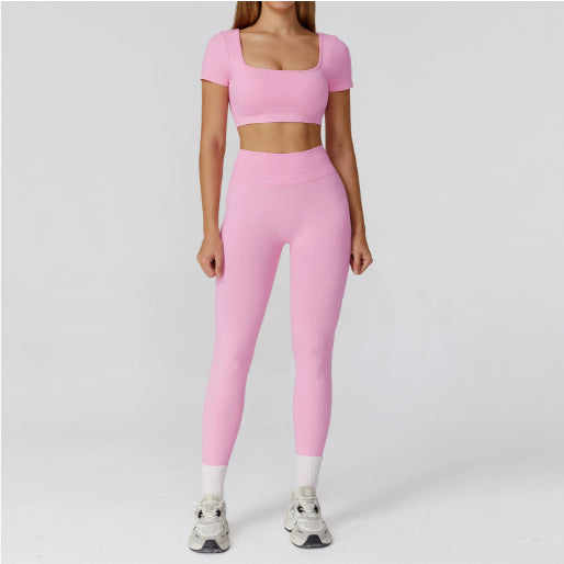 Hollow-out Beauty back Yoga Clothes Fitness Suit