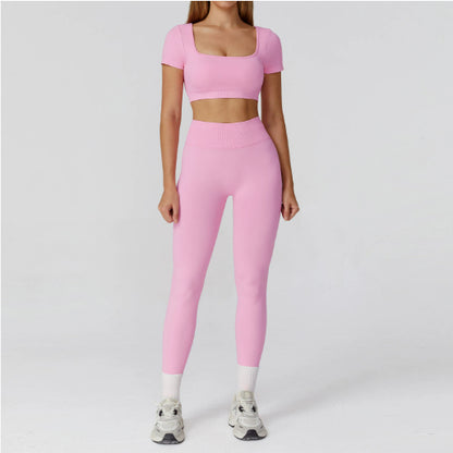 Hollow-out Beauty back Yoga Clothes Fitness Suit