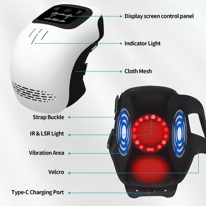 Home Use Electric Knee Massager Rechargeable Pain Relief