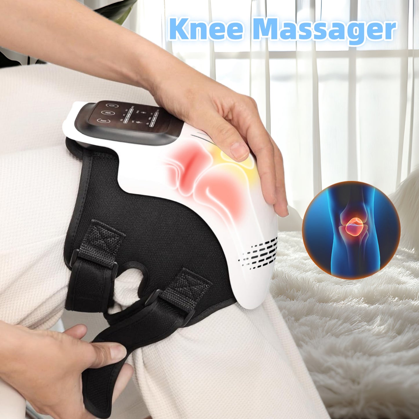 Home Use Electric Knee Massager Rechargeable Pain Relief