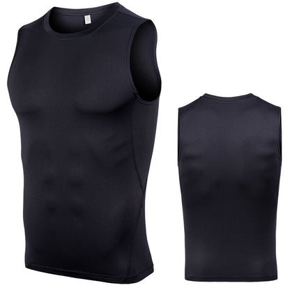 Men's Tight Bottoming Sleeveless Workout Clothes