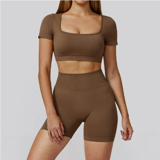 Hollow-out Beauty back Yoga Clothes Fitness Suit