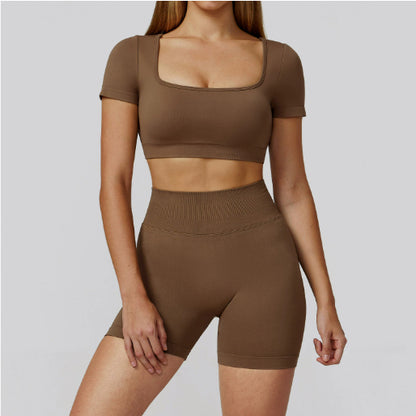 Hollow-out Beauty back Yoga Clothes Fitness Suit