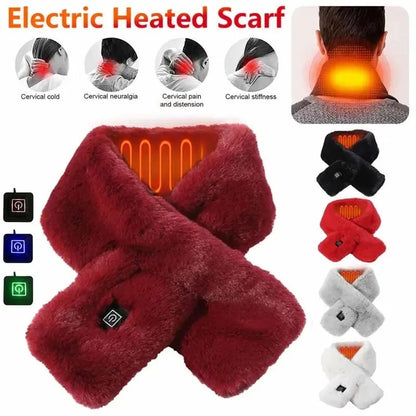 Heating Scarf USB Electric Heated Neck Wrap Heating Pad Pain Relief