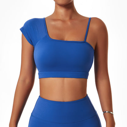 Off-shoulder Sports Bra Gym Training Tights