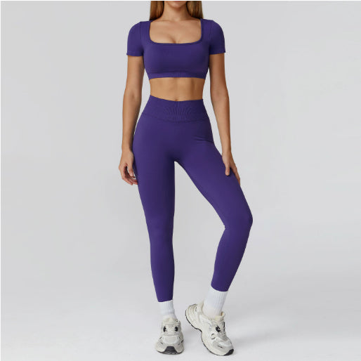 Hollow-out Beauty back Yoga Clothes Fitness Suit
