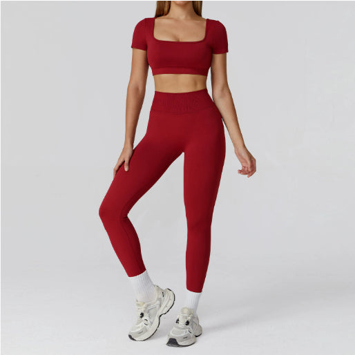 Hollow-out Beauty back Yoga Clothes Fitness Suit
