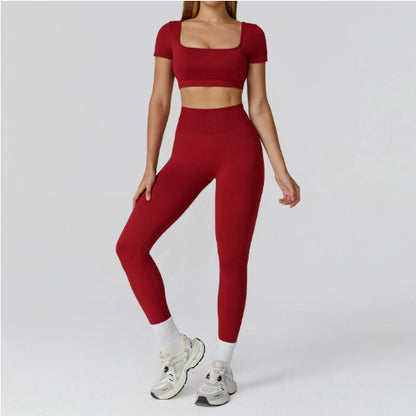 Hollow-out Beauty back Yoga Clothes Fitness Suit